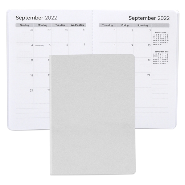 Boardroom Faux Leather Commuter Monthly Planner - Boardroom Faux Leather Commuter Monthly Planner - Image 5 of 12