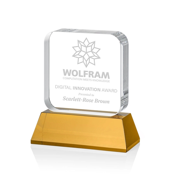 Custom Flamborough Award on Base - Amber