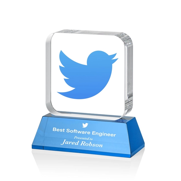Custom Flamborough Award on Base - Sky Blue
