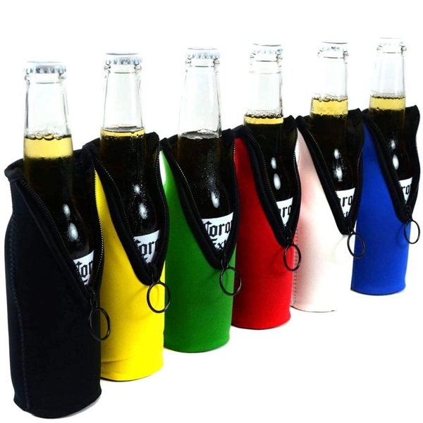 Neoprene Beer Bottle Cover - Neoprene Beer Bottle Cover - Image 2 of 9