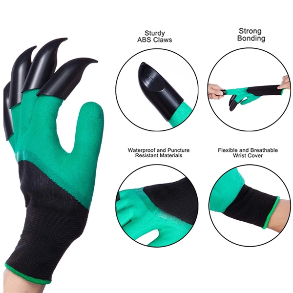 Gardening Gloves With Claws - Gardening Gloves With Claws - Image 4 of 10