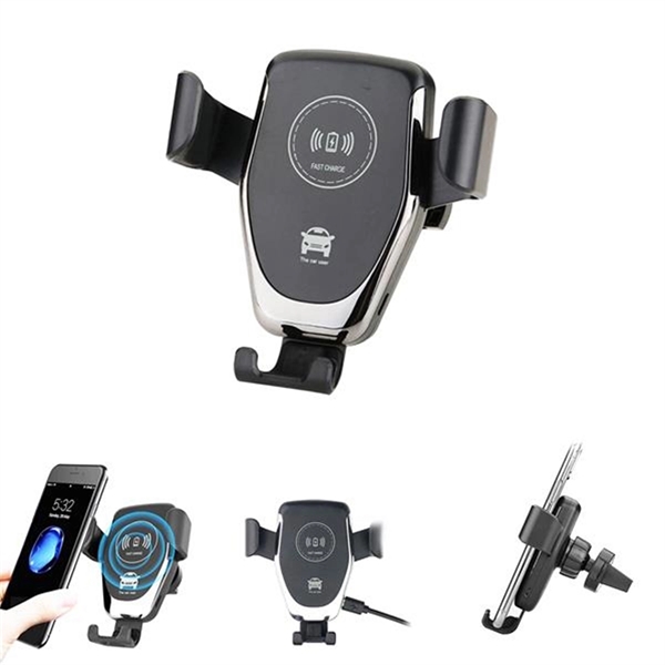 Wireless Car Charger Phone Mount - Wireless Car Charger Phone Mount - Image 0 of 2
