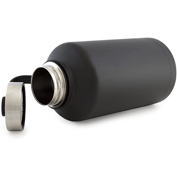 64 Oz Vacuum Insulated S/S Sports Water Bottle w/Straw Lid - 64 Oz Vacuum Insulated S/S Sports Water Bottle w/Straw Lid - Image 2 of 4