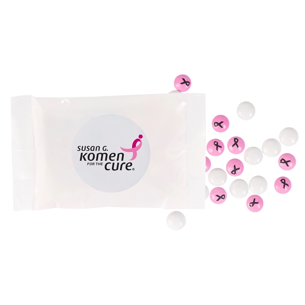 Imprinted Chocolate Buttons 1oz. Goody Bag