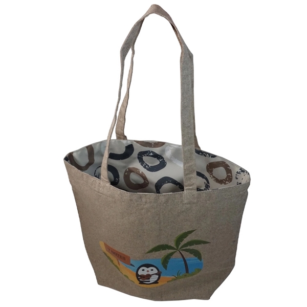 Reversible Colored Cotton Canvas Tote Bag - Reversible Colored Cotton Canvas Tote Bag - Image 21 of 21