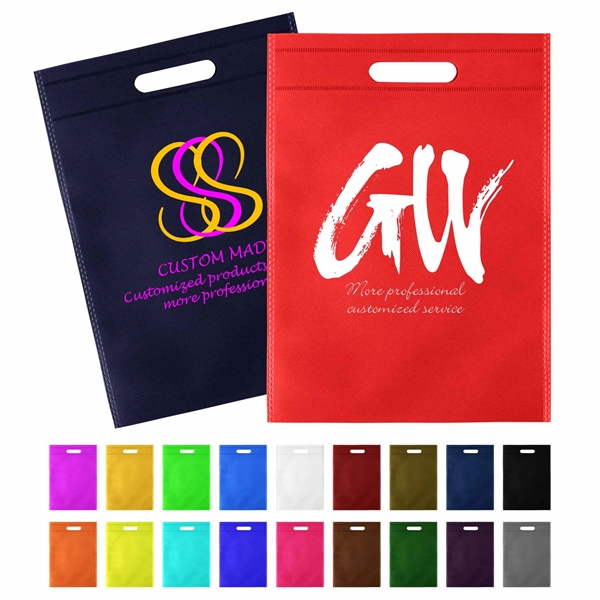 Non-Woven Die Cut Tote Bag - Non-Woven Die Cut Tote Bag - Image 0 of 5