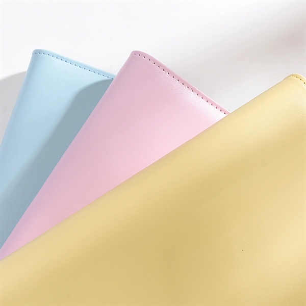 PU Leather Macarone Color Loose-leaf Notebook - PU Leather Macarone Color Loose-leaf Notebook - Image 2 of 2