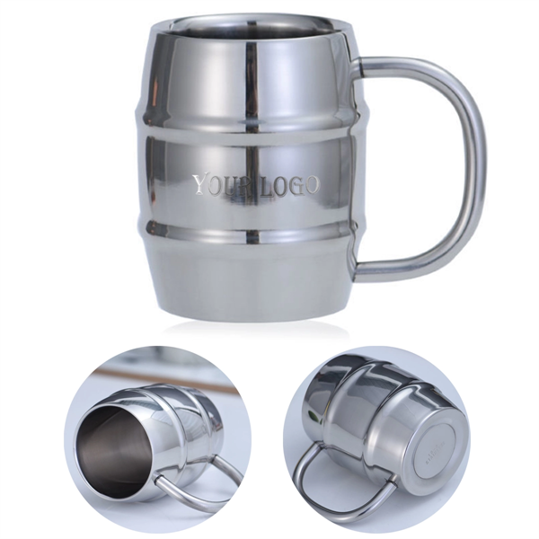 7Oz. Stainless Steel Keg Mug - 7Oz. Stainless Steel Keg Mug - Image 0 of 0