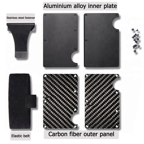 Slim Minimalist RFID Blocking Metal Wallets - Slim Minimalist RFID Blocking Metal Wallets - Image 1 of 4