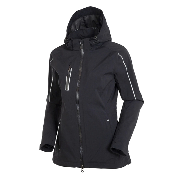 Sunice Ladies Elizabeth Zephal Max Rain Jacket - Sunice Ladies Elizabeth Zephal Max Rain Jacket - Image 0 of 2