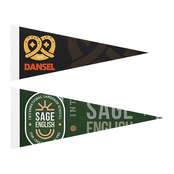 9" x 24" Full Color Felt Pennant - with Strip - 9" x 24" Full Color Felt Pennant - with Strip - Image 0 of 0