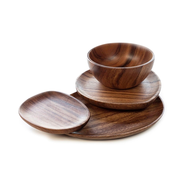 Foree Wooden Dinnerware Set - Foree Wooden Dinnerware Set - Image 10 of 10