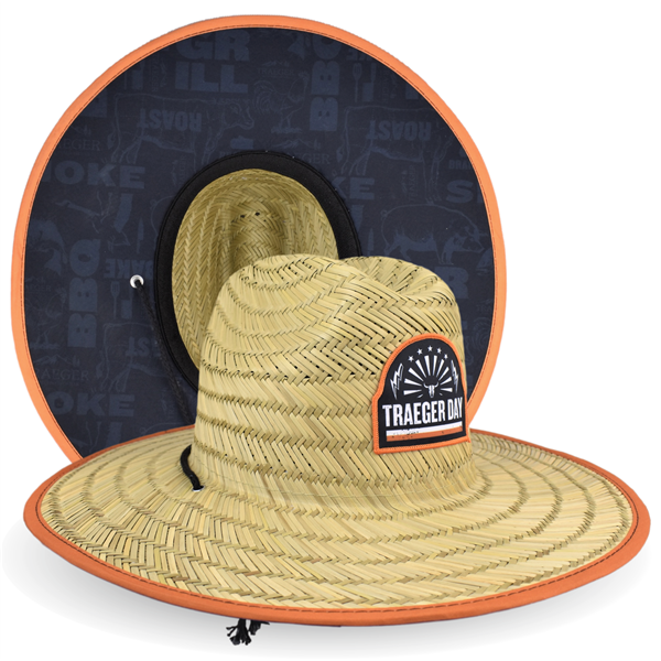Lifeguard Straw Hat with Full Color Imprint - MOQ 50 - Lifeguard Straw Hat with Full Color Imprint - MOQ 50 - Image 0 of 7