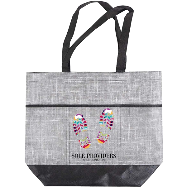 Bohemian Non-Woven Tote Bag - Bohemian Non-Woven Tote Bag - Image 2 of 2