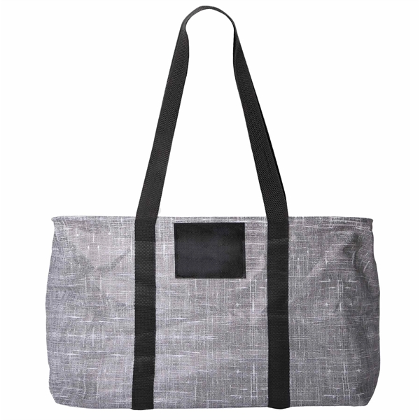 Bohemian Non-Woven Collapsible Tote Bag - Bohemian Non-Woven Collapsible Tote Bag - Image 5 of 10