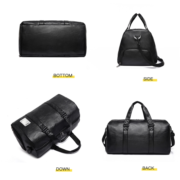 Leather Travel Duffel Bags - Leather Travel Duffel Bags - Image 2 of 5