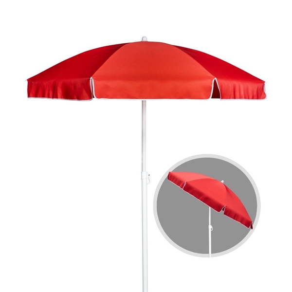 6' Deluxe Beach Umbrella - 6' Deluxe Beach Umbrella - Image 2 of 2