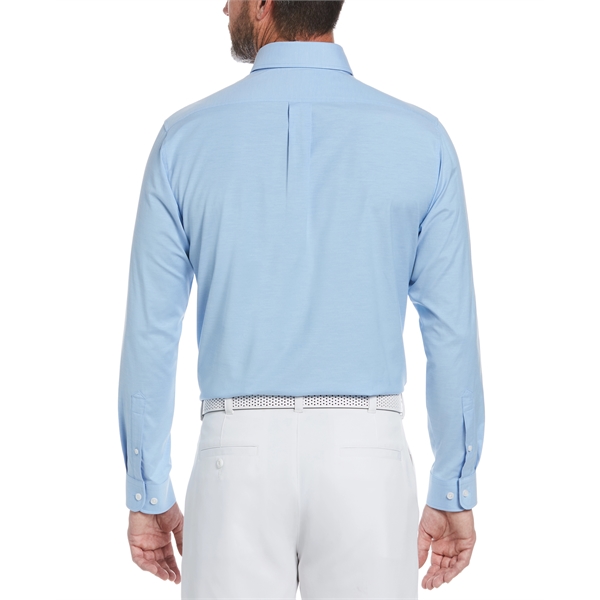 Men's Heathered Woven Shirt - Men's Heathered Woven Shirt - Image 1 of 7