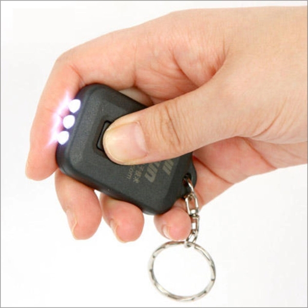 Solar Powered Led Flashlight Keychain - Solar Powered Led Flashlight Keychain - Image 1 of 4