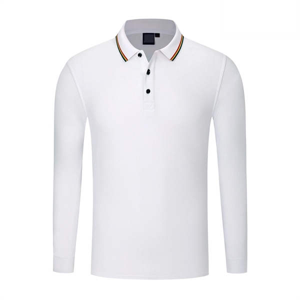 Long Sleeve Polo Shirt - Long Sleeve Polo Shirt - Image 6 of 11