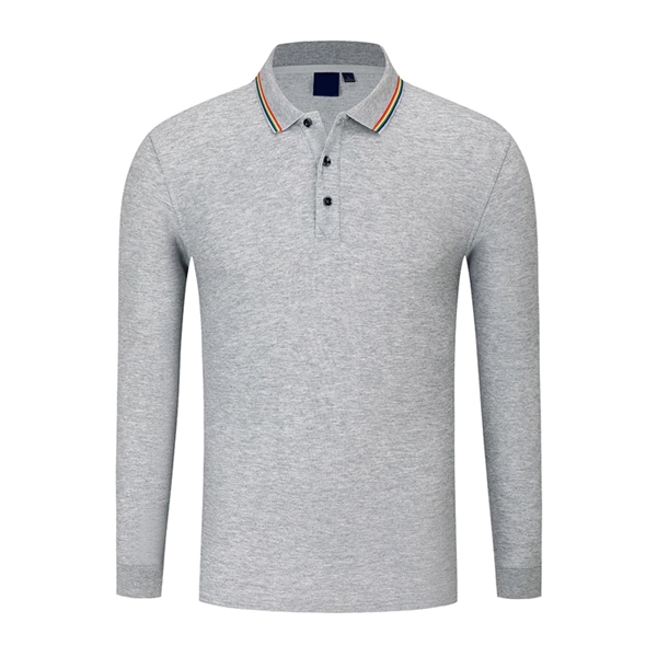 Long Sleeve Polo Shirt - Long Sleeve Polo Shirt - Image 11 of 11