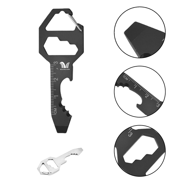 Multi-Function Keychain with Bottle Opener Screwdriver - Multi-Function Keychain with Bottle Opener Screwdriver - Image 0 of 1