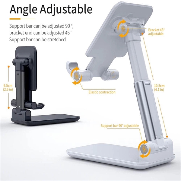 Foldable Phone Holder Tablet Stand For Desk - Foldable Phone Holder Tablet Stand For Desk - Image 2 of 3
