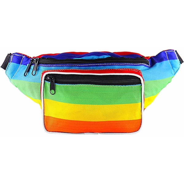Rainbow Fanny Pack Cute Pride Waist neon packBag - Rainbow Fanny Pack Cute Pride Waist neon packBag - Image 0 of 3