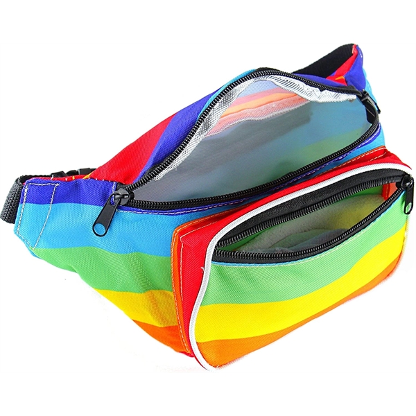 Rainbow Fanny Pack Cute Pride Waist neon packBag - Rainbow Fanny Pack Cute Pride Waist neon packBag - Image 1 of 3