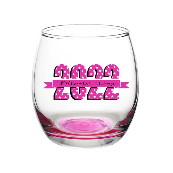 11.5 oz. Mikonos Stemless Wine Glass (1 Color Imprint) - 11.5 oz. Mikonos Stemless Wine Glass (1 Color Imprint) - Image 2 of 9