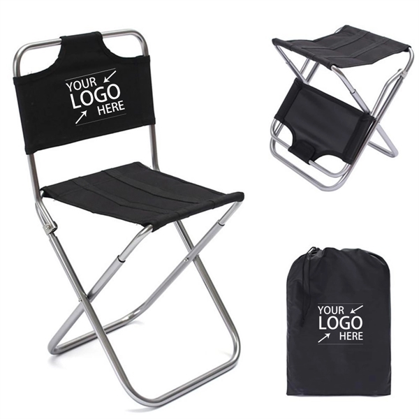 Portable Folding Camping Stool With Back - Portable Folding Camping Stool With Back - Image 0 of 3