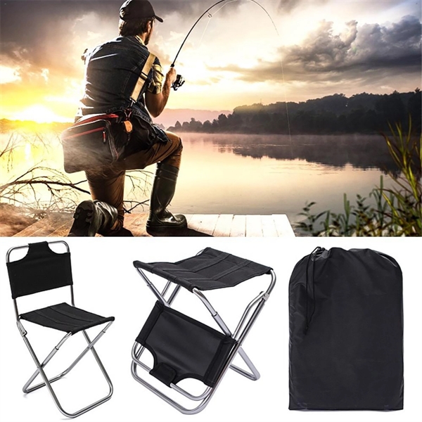 Portable Folding Camping Stool With Back - Portable Folding Camping Stool With Back - Image 3 of 3
