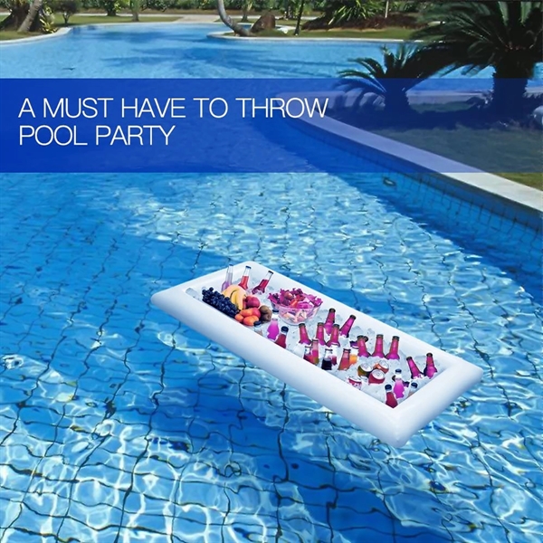 Inflatable Serving Bar Food Drink Holder - Inflatable Serving Bar Food Drink Holder - Image 3 of 4