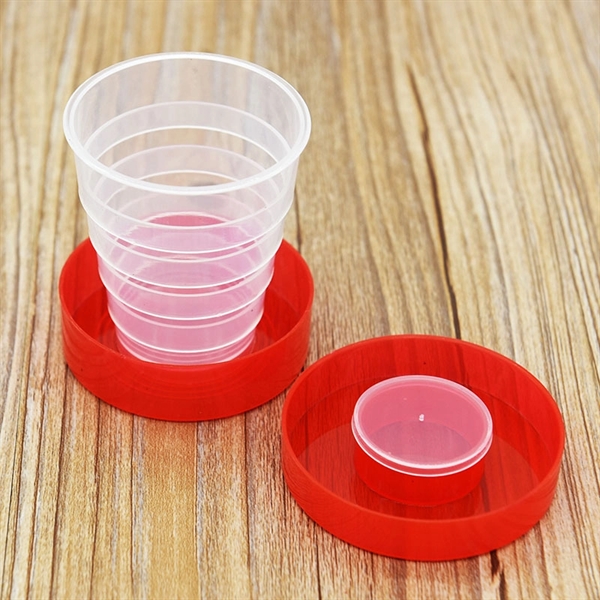 4oz Plastic Collapsible Folding Cup - 4oz Plastic Collapsible Folding Cup - Image 0 of 2