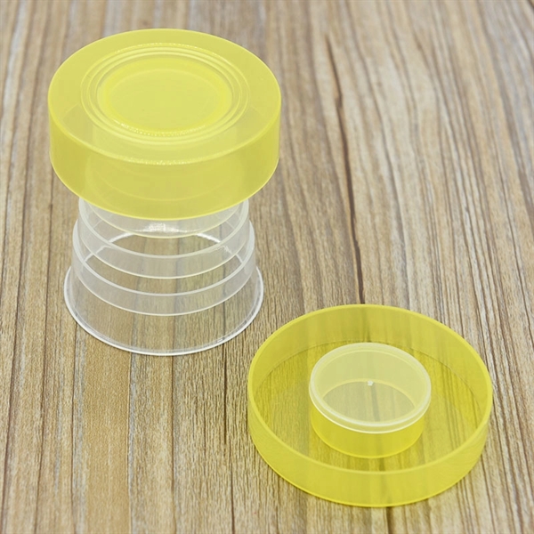 4oz Plastic Collapsible Folding Cup - 4oz Plastic Collapsible Folding Cup - Image 1 of 2