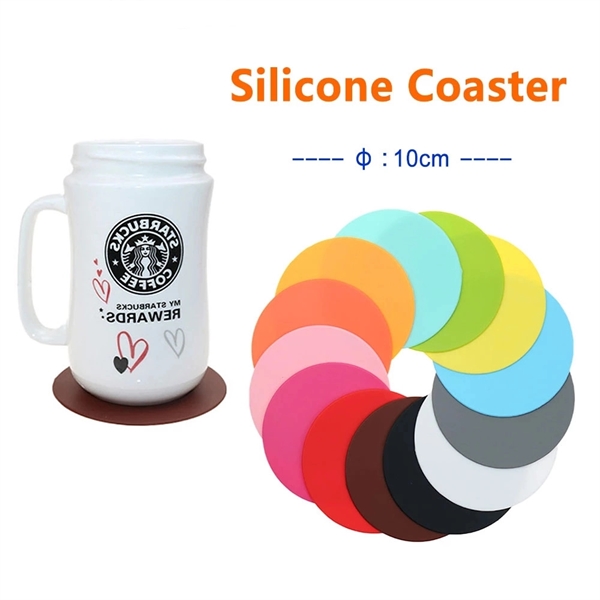 Soft Silicone Drink Coasters - Soft Silicone Drink Coasters - Image 0 of 4