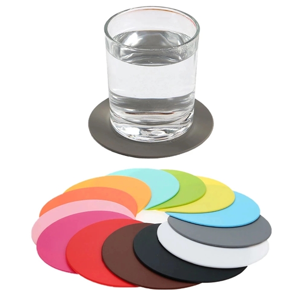 Soft Silicone Drink Coasters - Soft Silicone Drink Coasters - Image 4 of 4
