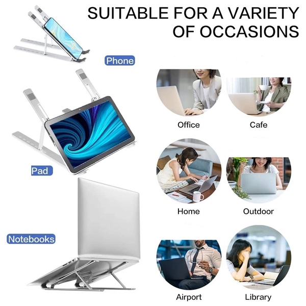 Portable Adjustable Laptop Stand - Portable Adjustable Laptop Stand - Image 3 of 4