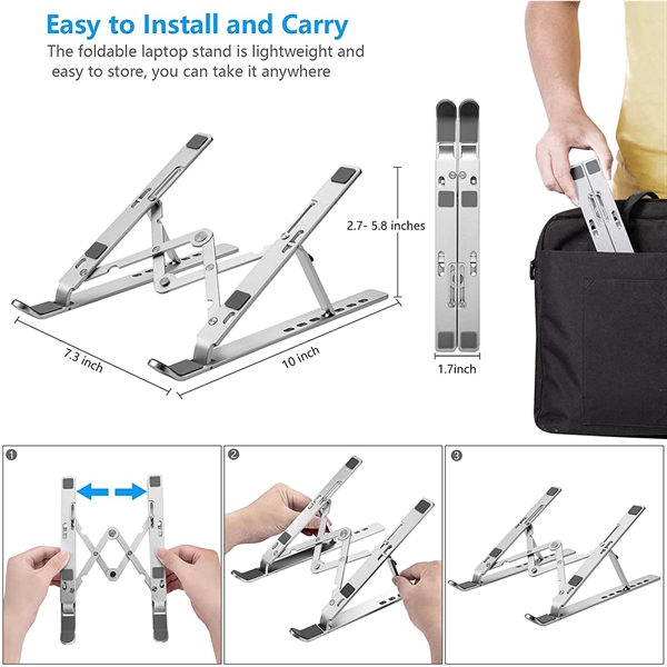 Portable Adjustable Laptop Stand - Portable Adjustable Laptop Stand - Image 4 of 4