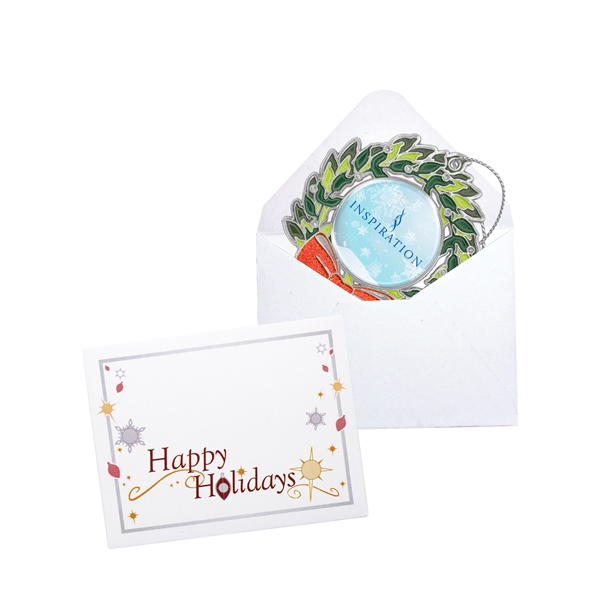 Glitter Wreath Holiday Ornament - Glitter Wreath Holiday Ornament - Image 3 of 3