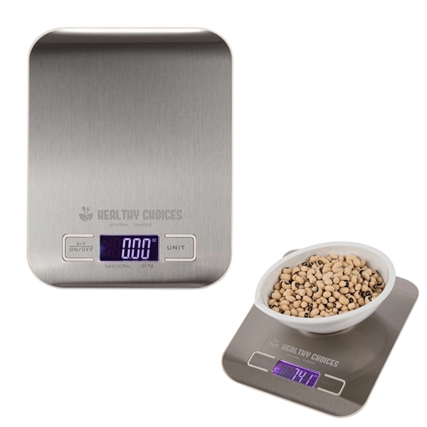 Gitano Steel Digital Food Scale - Gitano Steel Digital Food Scale - Image 1 of 11