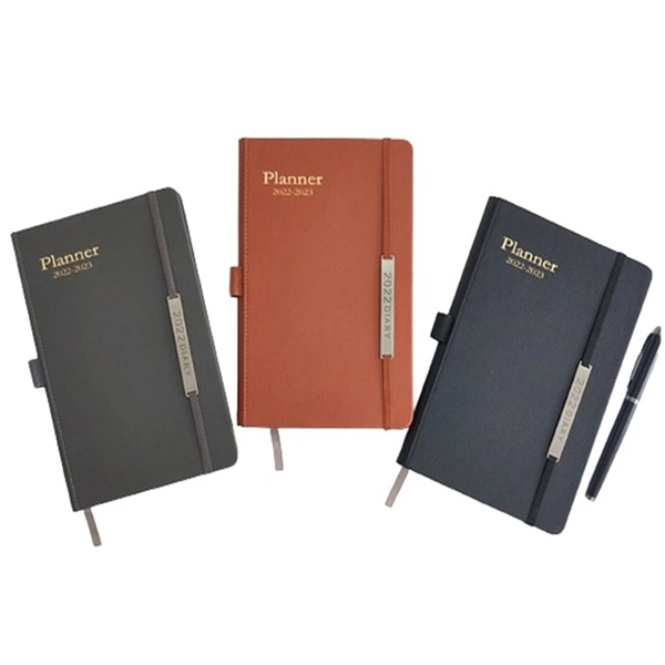 A5 Leather Daily Planner - A5 Leather Daily Planner - Image 1 of 2
