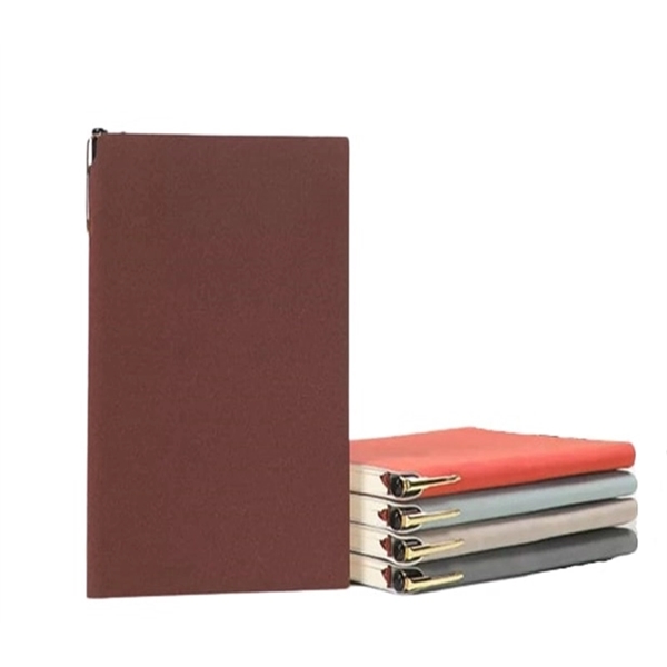 A5 Leather Softcover Notebook - A5 Leather Softcover Notebook - Image 3 of 6