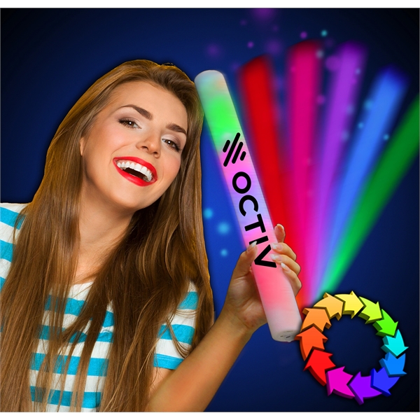 16" LED Light Up Foam Glow Lumiton Baton - 16" LED Light Up Foam Glow Lumiton Baton - Image 0 of 11