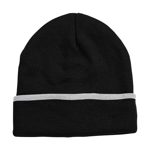 Edge Stripe Knit Beanie - Edge Stripe Knit Beanie - Image 3 of 18