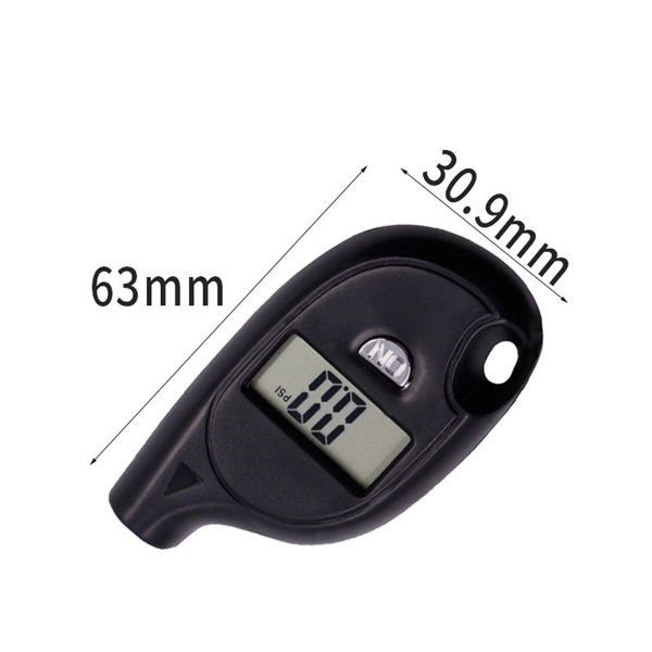Mini Digital Tire Pressure Gauge With Key Chain - Mini Digital Tire Pressure Gauge With Key Chain - Image 1 of 4