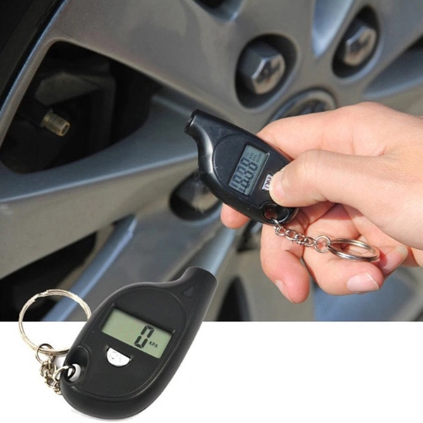 Mini Digital Tire Pressure Gauge With Key Chain - Mini Digital Tire Pressure Gauge With Key Chain - Image 2 of 4