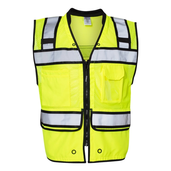 Kishigo Color Contrast High Performance Surveyors Vest - Kishigo Color Contrast High Performance Surveyors Vest - Image 9 of 17