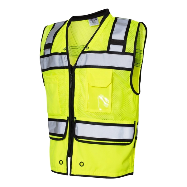 Kishigo Color Contrast High Performance Surveyors Vest - Kishigo Color Contrast High Performance Surveyors Vest - Image 10 of 17