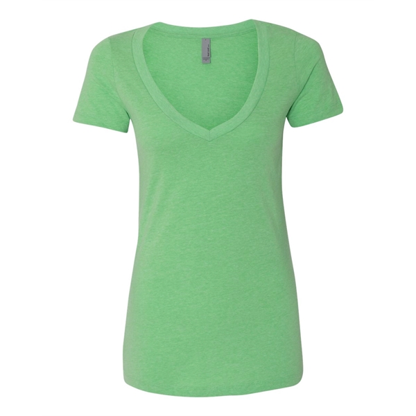 Next Level Women's CVC Deep V-Neck T-Shirt - Next Level Women's CVC Deep V-Neck T-Shirt - Image 1 of 14